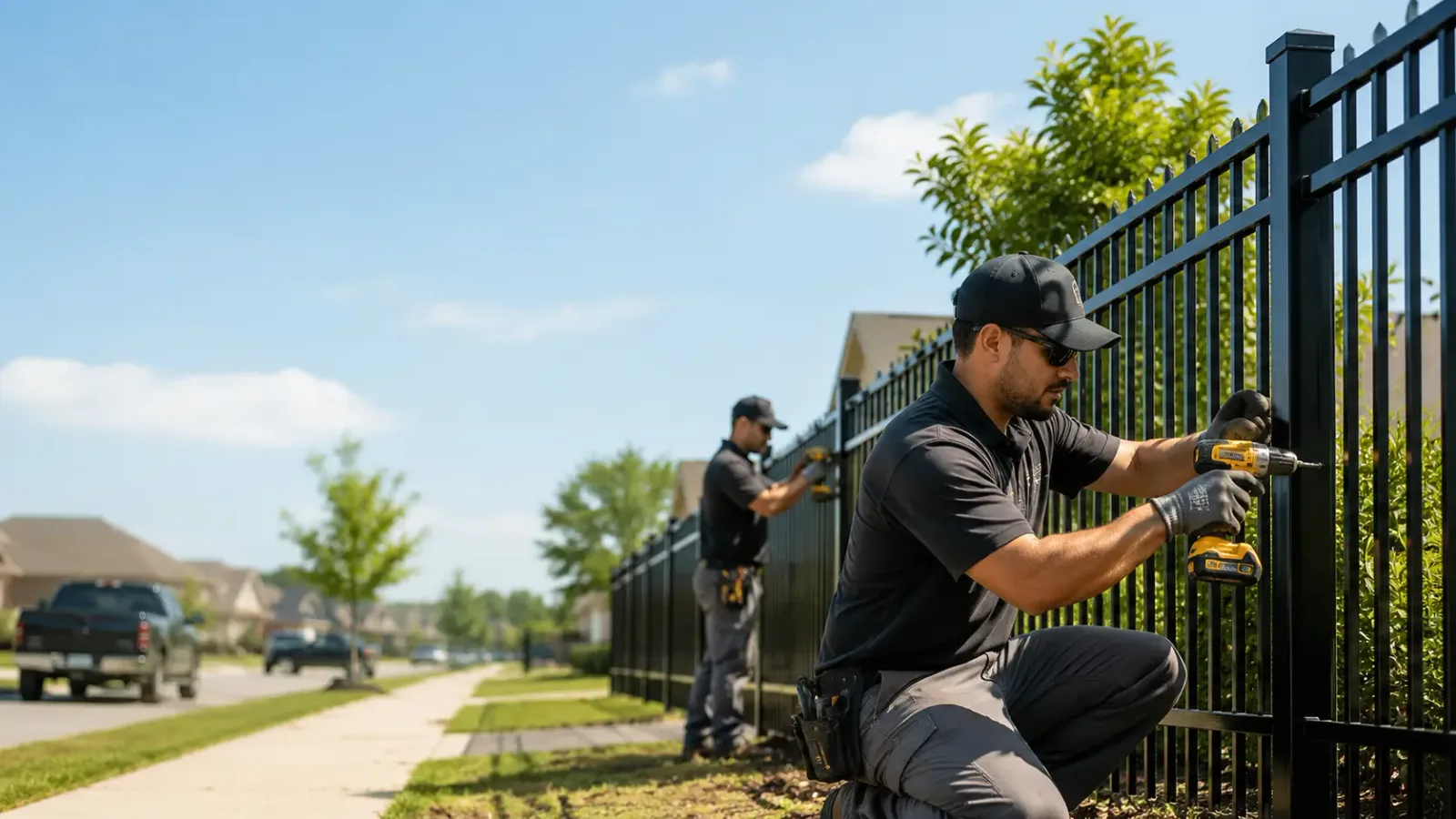 Metal Fence Installation in Alleene, AR